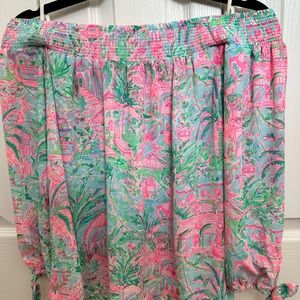 NWOT Lilly Pulitzer off the shoulder XXS top